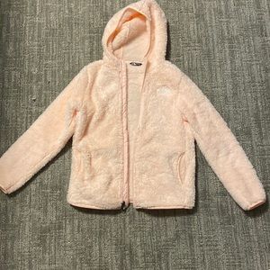 Girls North Face Fuzzy Jacket!! BARELY WORN!